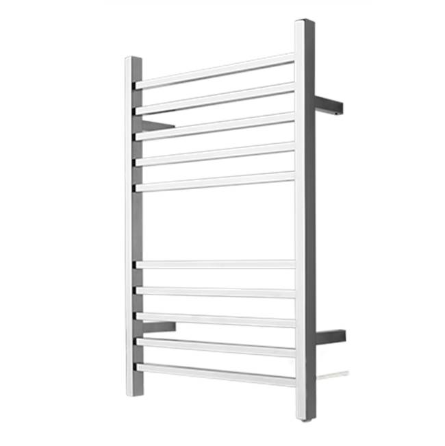 Amba Products Amba Radiant Square Plug-in Towel Warmer, Polished Stainless