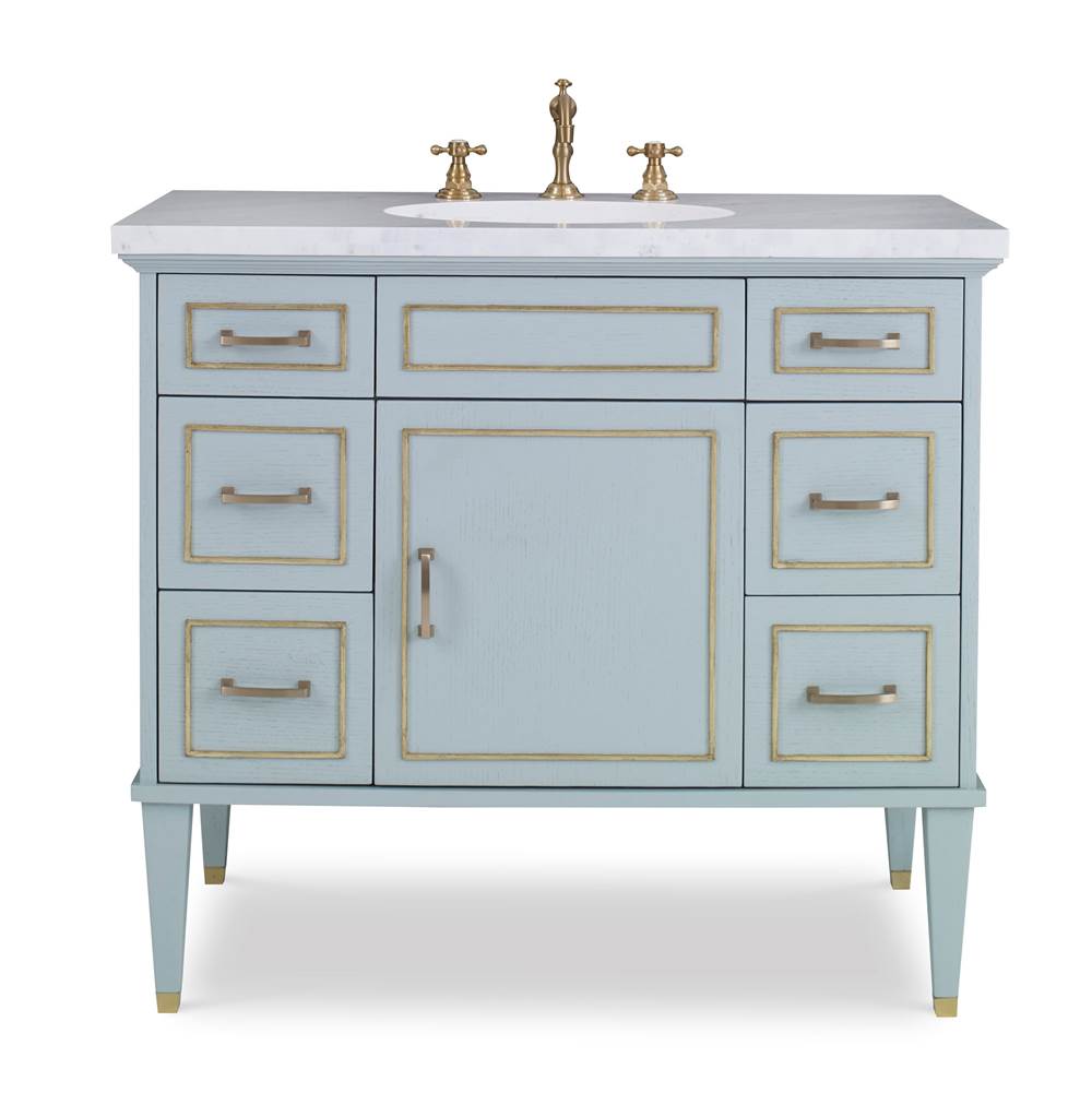 Ambella Home Collection Toulouse Sink Chest - Polar Blue
