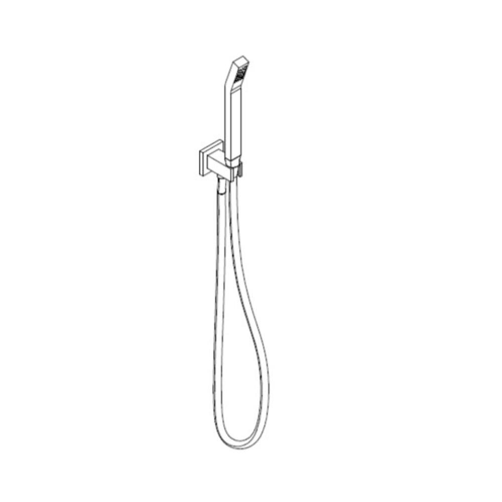 Artos Milan Flexible Hose Shower Kit with Integrated Water Outlet, Chrome