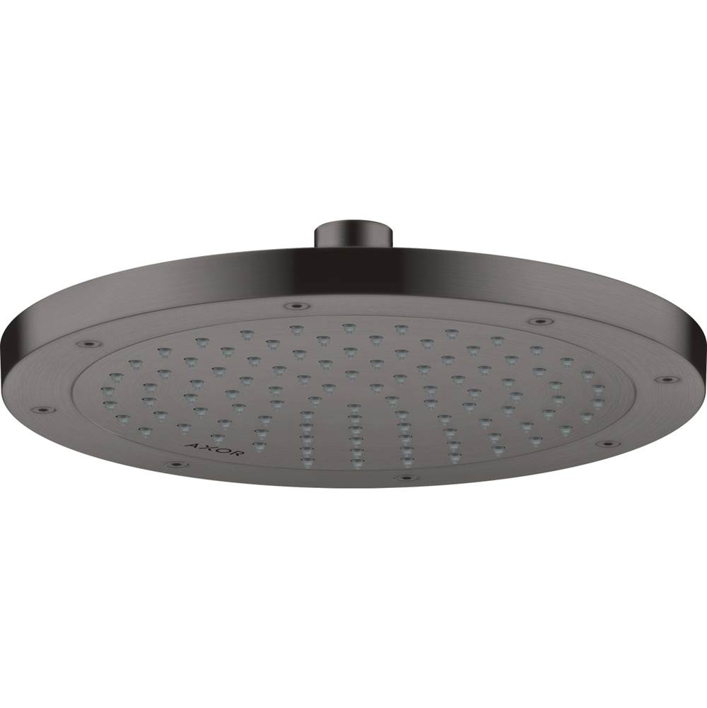 Axor Conscious Showers Showerhead 245 1-Jet, 1.75 GPM in Brushed Black Chrome