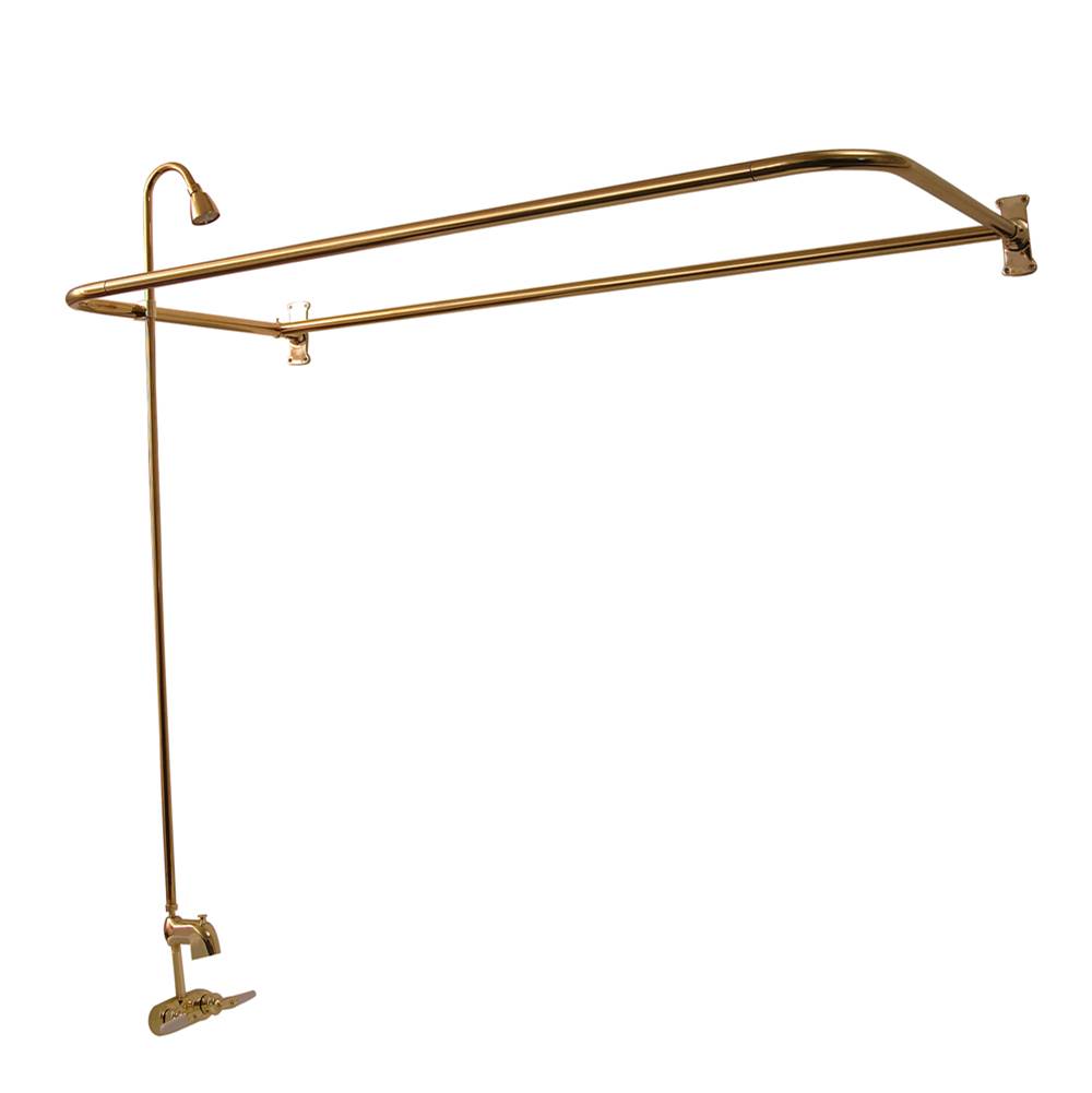 Barclay Converto Shower w/48'' D-Rod, Code Spout, Polished Brass