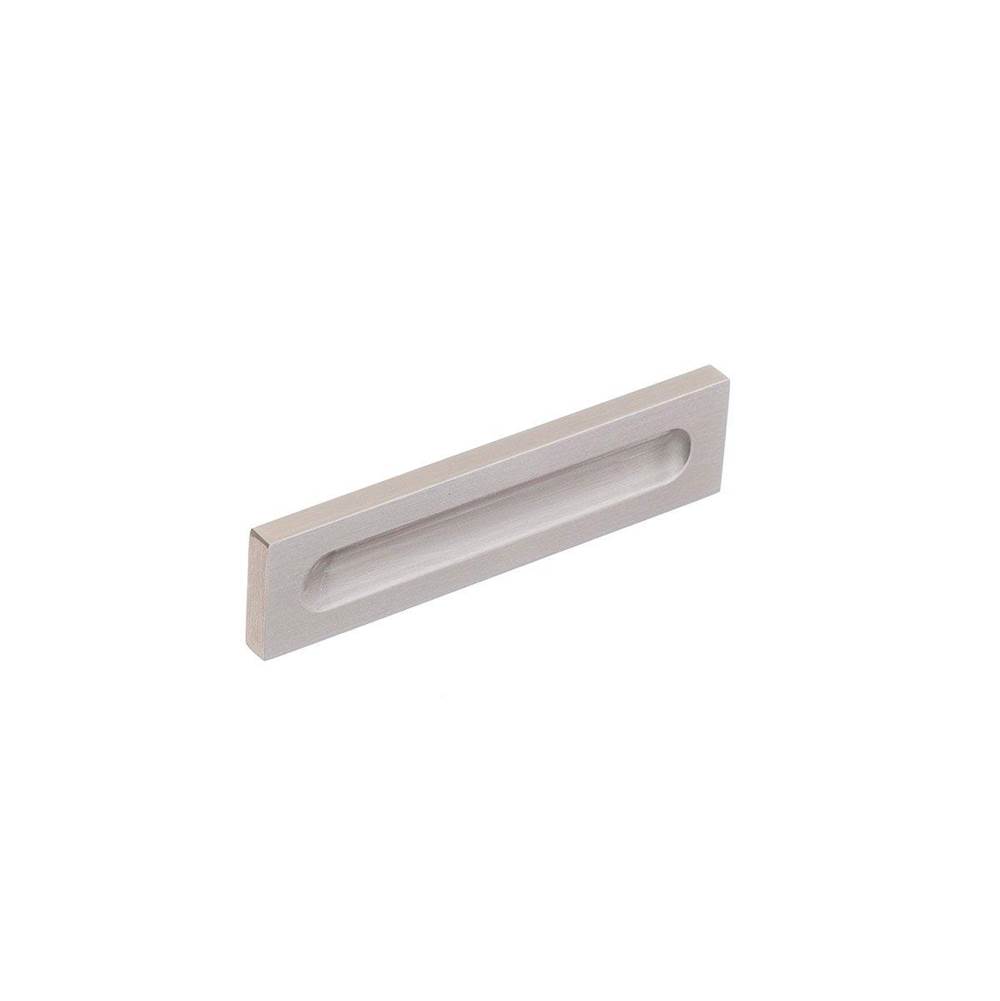Colonial Bronze Pocket Edge Pull Hand Finished in Satin Chrome