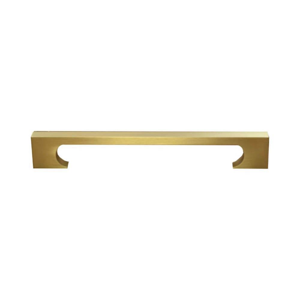 Colonial Bronze Cabinet, Appliance, Door and Shower Pull Hand Finished in Unlacquered Polished Brass