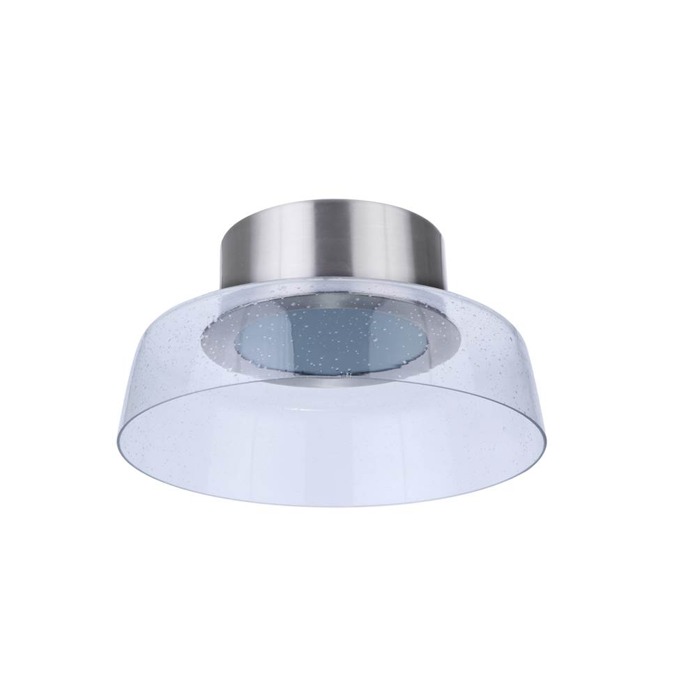 Craftmade Centric Centric 14'' LED Flushmount in Brushed Polished Nickel