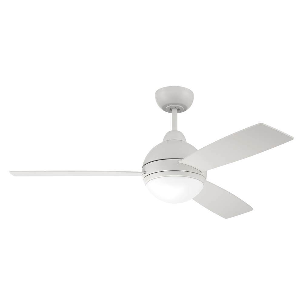 Craftmade 48'' Keen in White, Reversible White/RGB Multi-Color Blades, LED Light, Controls included