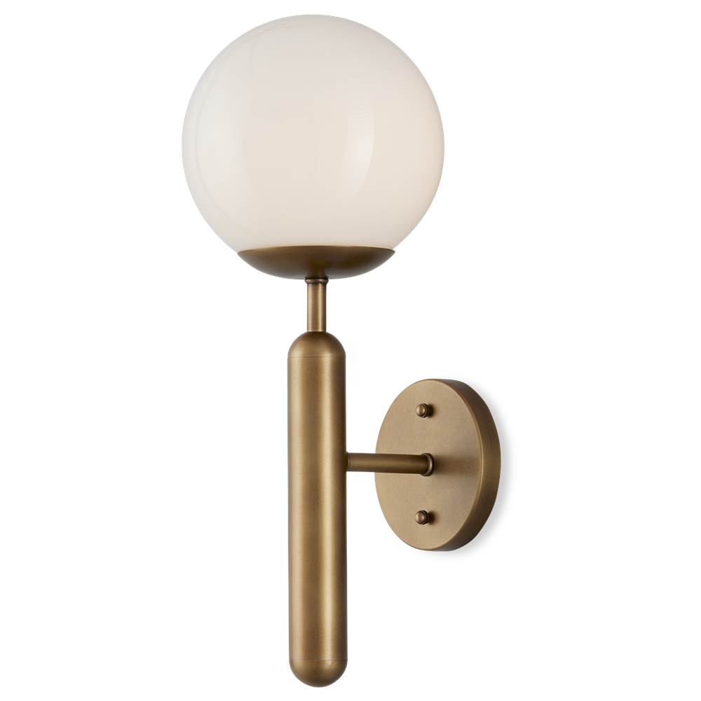 Currey And Company Barbican Single-Light Brass Wall Sconce