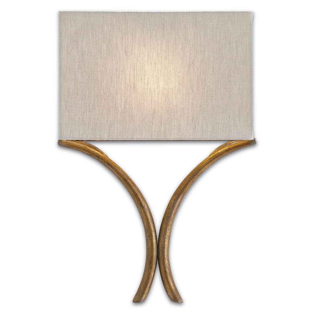 Currey And Company Cornwall Gold Wall Sconce
