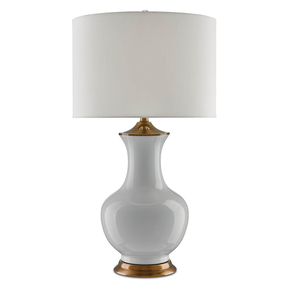 Currey And Company Lilou White Table Lamp