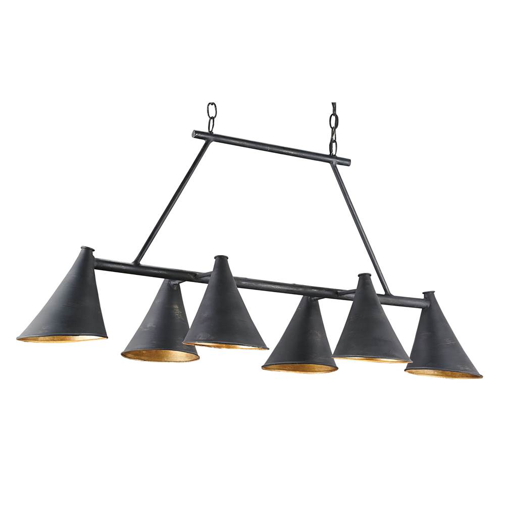 Currey And Company Culpepper Rectangular Chandelier