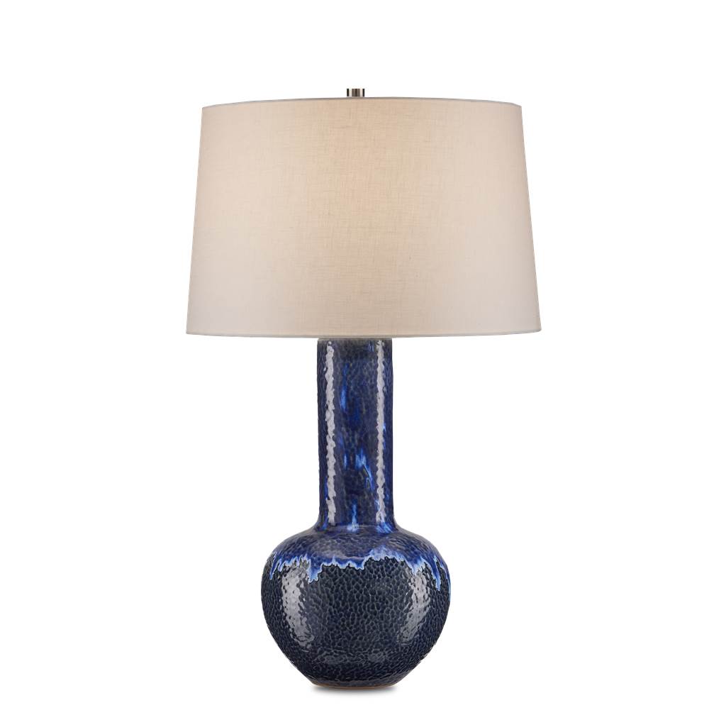 Currey And Company Kelmscott Blue Gourd Table Lamp