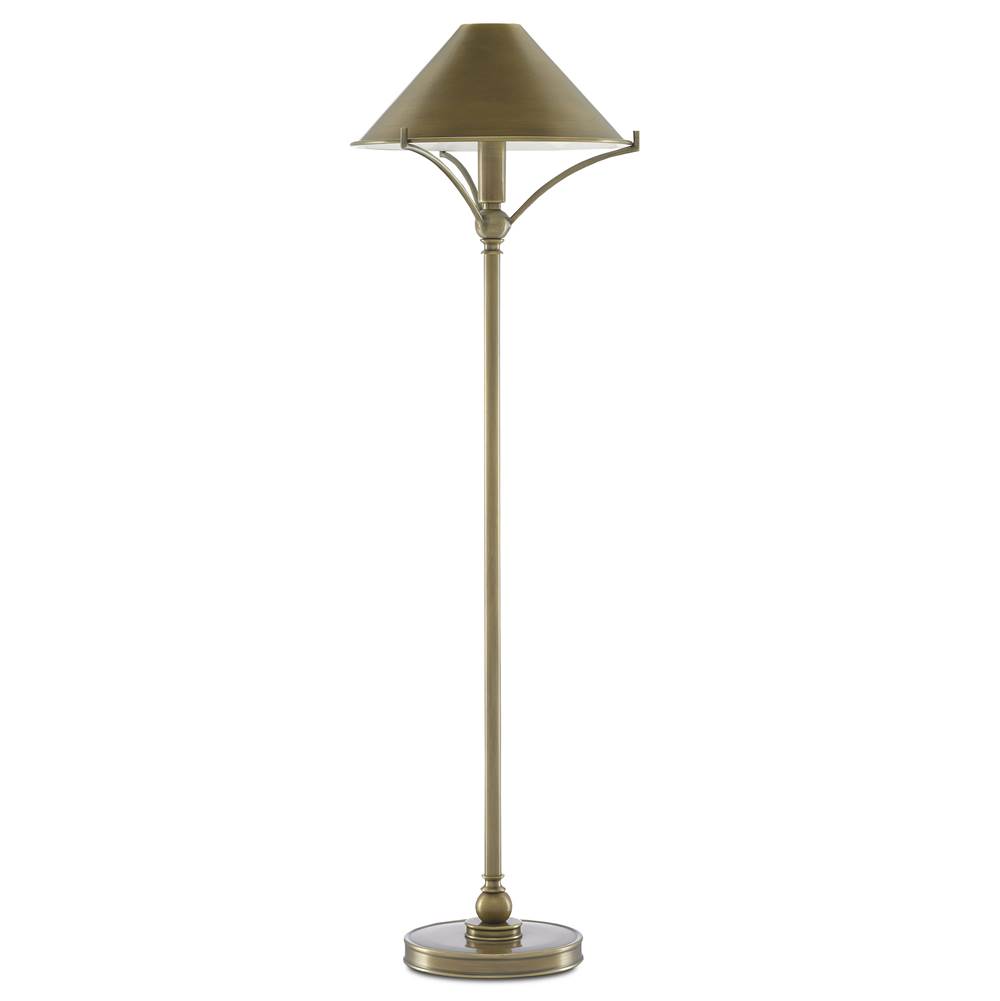 Currey And Company Maarla Antique Brass Table Lamp