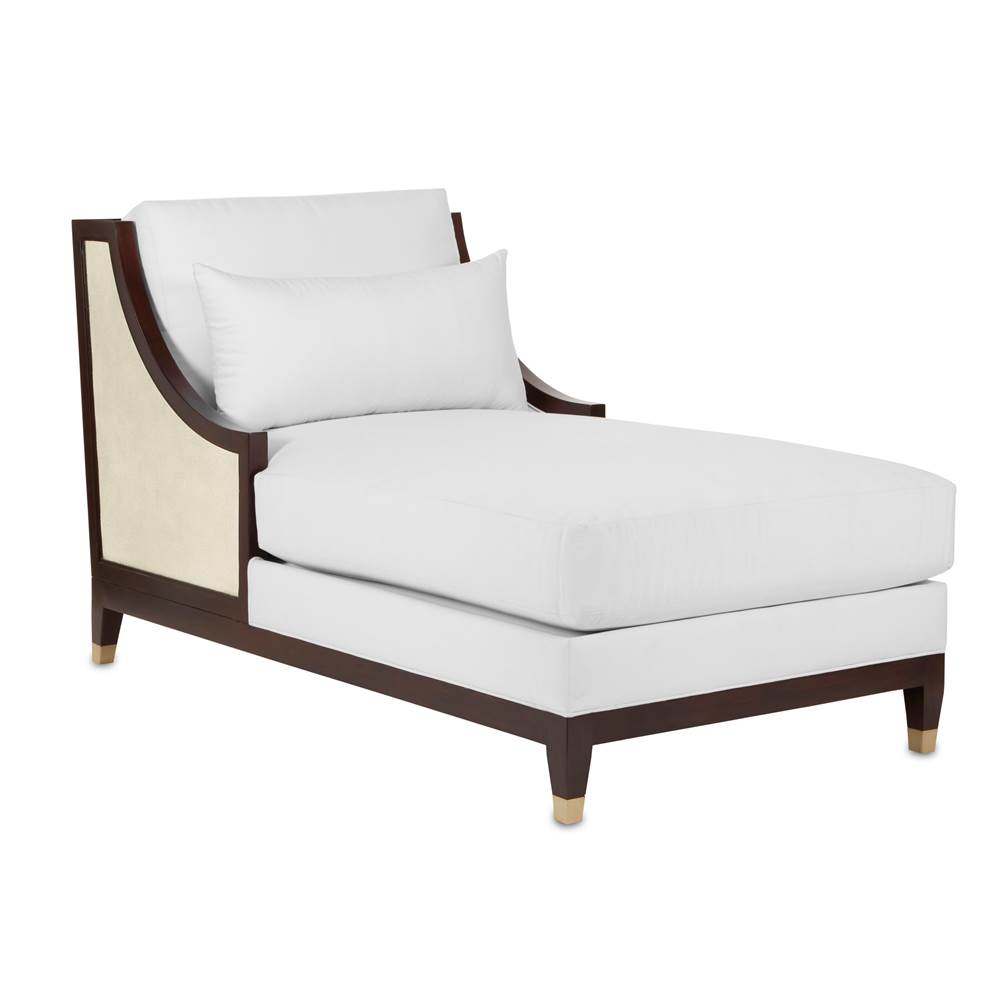 Currey And Company Evie Muslin Chaise