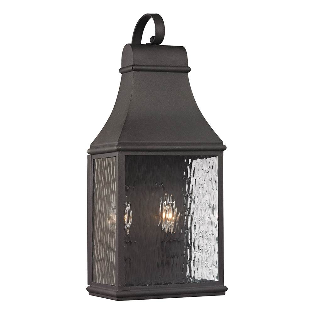 Elk Lighting Forged Jefferson 19'' High 2-Light Outdoor Sconce - Charcoal