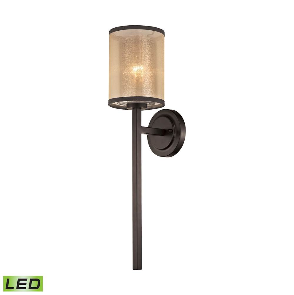 Elk Lighting Diffusion 24'' High 1-Light Sconce - Oil Rubbed Bronze