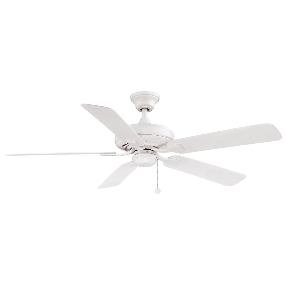 Fanimation Edgewood 52 inch Indoor/Outdoor Ceiling Fan with Matte White Blades - Matte White