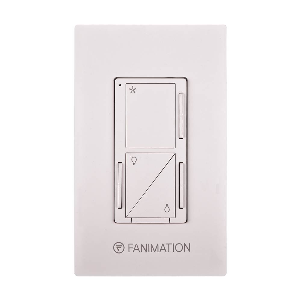 Fanimation Wall Control - Fan 3 Speeds and Upper/Down Light - White