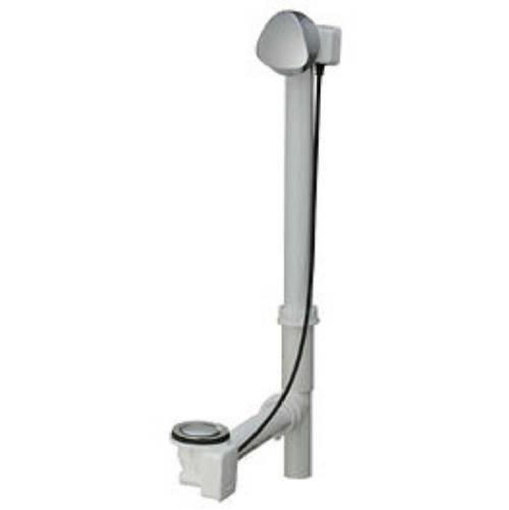 Geberit Geberit bathtub drain with TurnControl handle actuation, rough-in unit 17-24'' PP with ready-to-fit-set trim kit: white