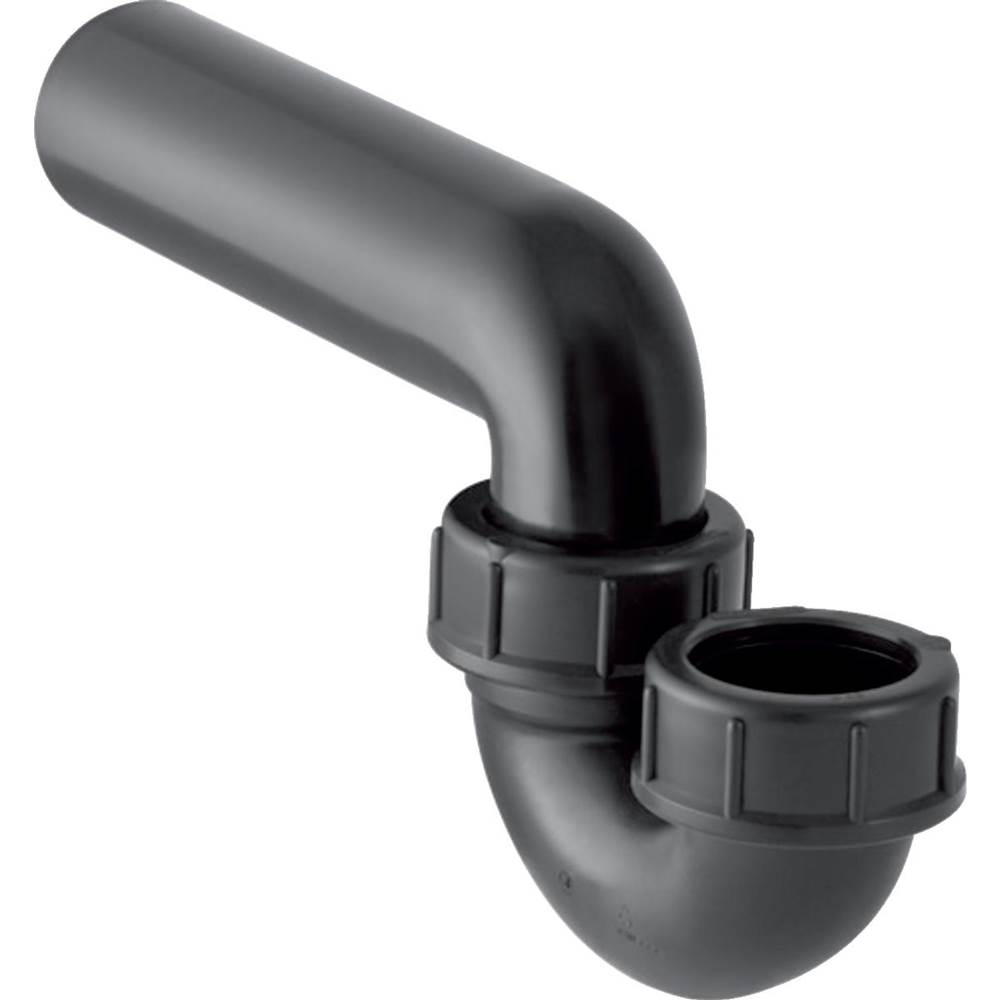Geberit Geberit P-trap for sink, with compression joint, vertical inlet and horizontal outlet: d=50mm, d1=56mm, black
