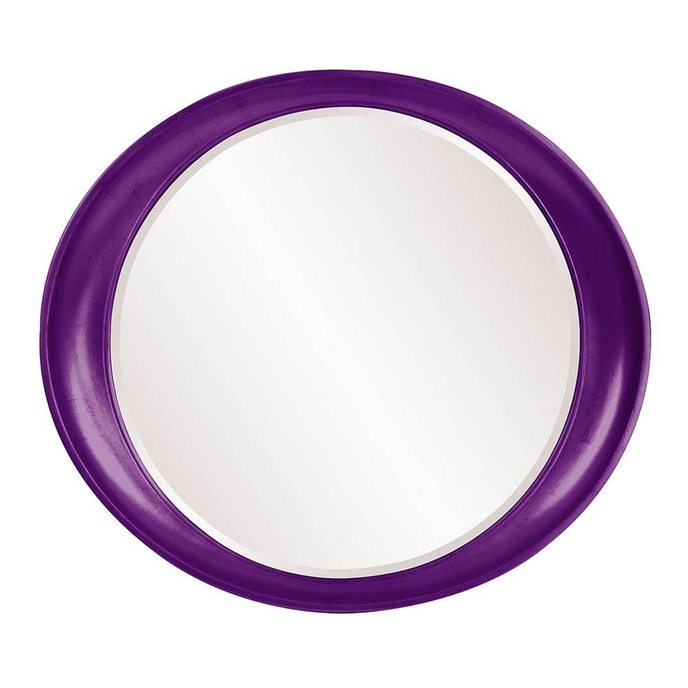 Howard Elliott Ellipse Mirror - Glossy Royal Purple