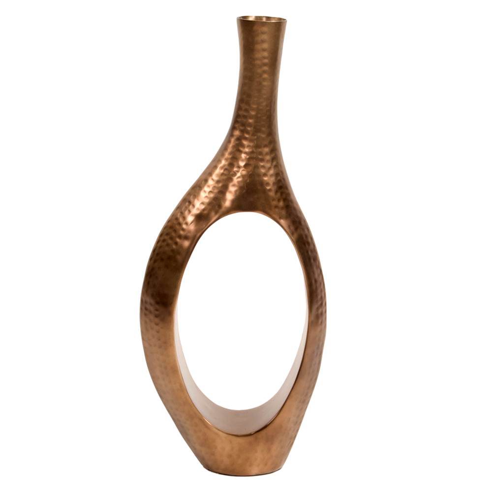 Howard Elliott Asymmetrical Aluminum Bronze Vase - Large