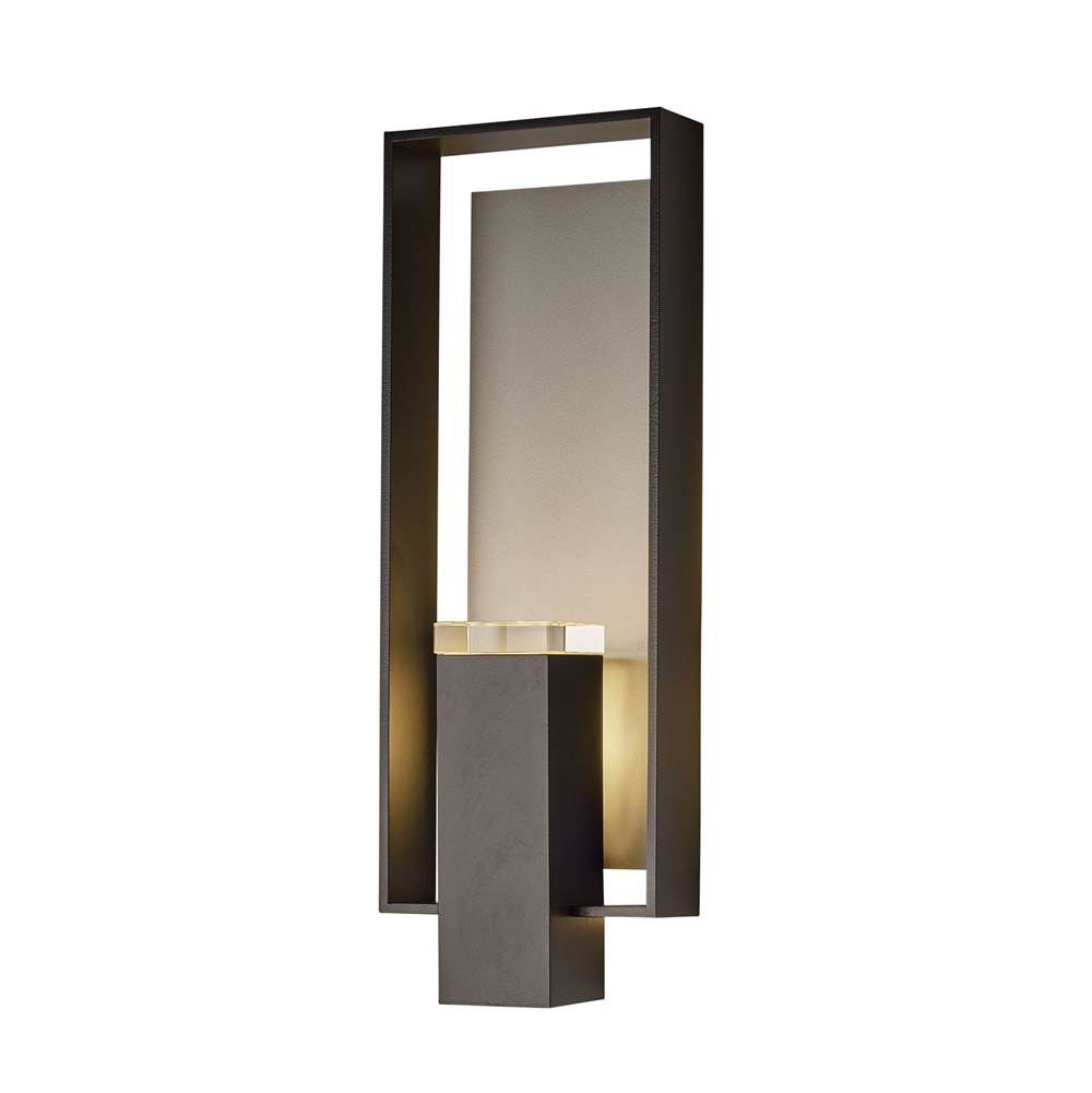 Hubbardton Forge Shadow Box Large Outdoor Sconce, 302605-SKT-77-80-ZM0546