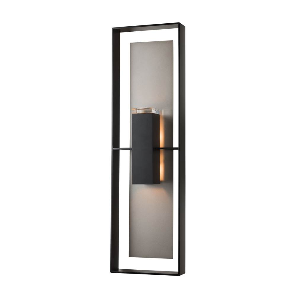 Hubbardton Forge Shadow Box Tall Outdoor Sconce, 302607-SKT-77-78-ZM0546