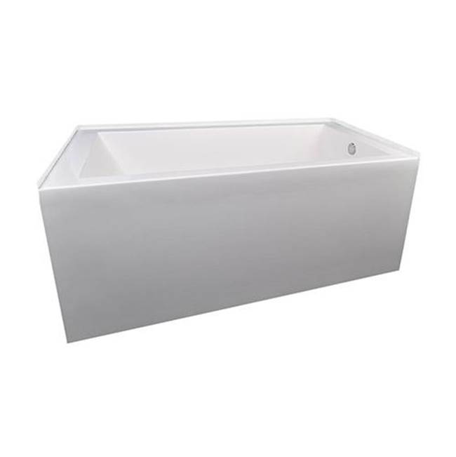 Hydro Systems Citrine 6032 Ston W/ Tub Only - Almond - Right Hand
