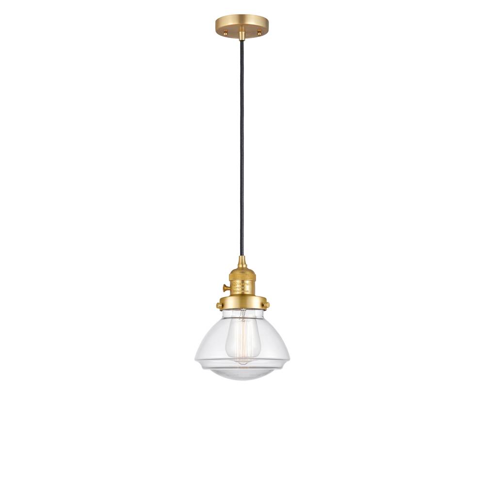 Innovations Olean 1 Light 6.75'' Mini Pendant with Switch