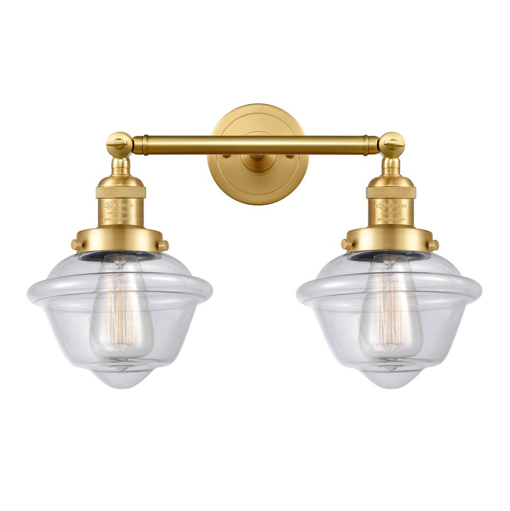 Innovations Small Oxford 2 Light Bath Vanity Light part of the Franklin Restoration Collection