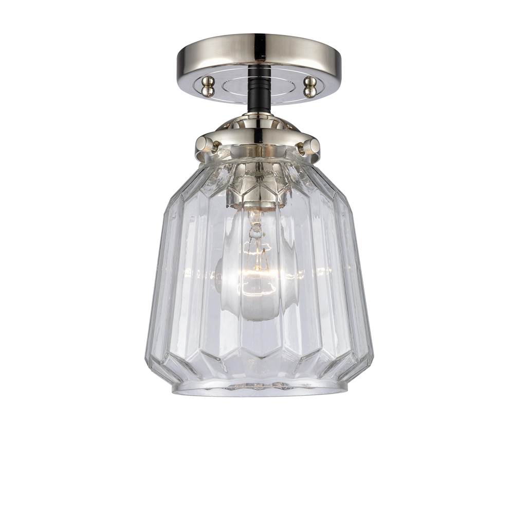 Innovations Chatham 1 Light Semi-Flush Mount part of the Nouveau Collection