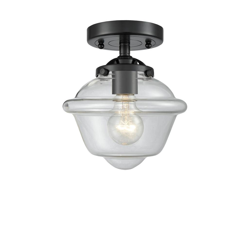 Innovations Small Oxford 1 Light Semi-Flush Mount part of the Nouveau Collection