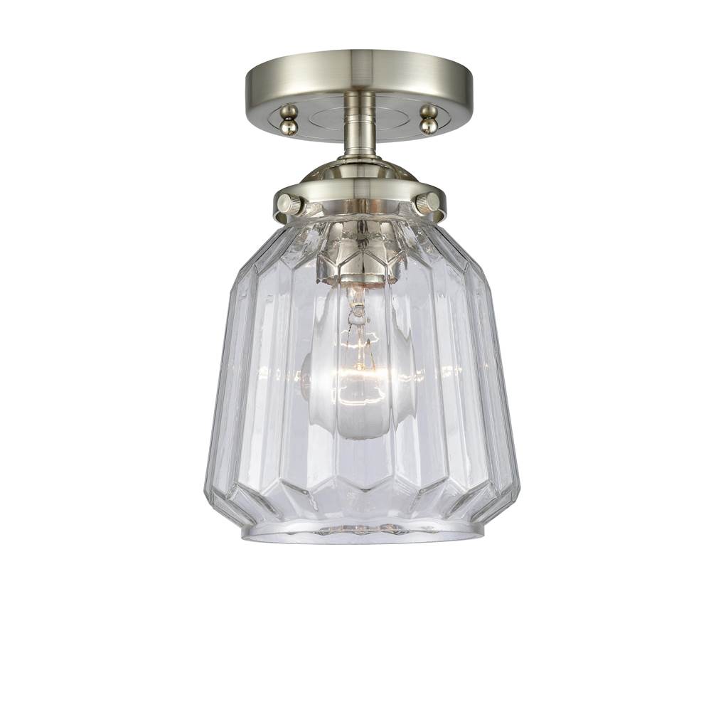 Innovations Chatham 1 Light Semi-Flush Mount part of the Nouveau Collection