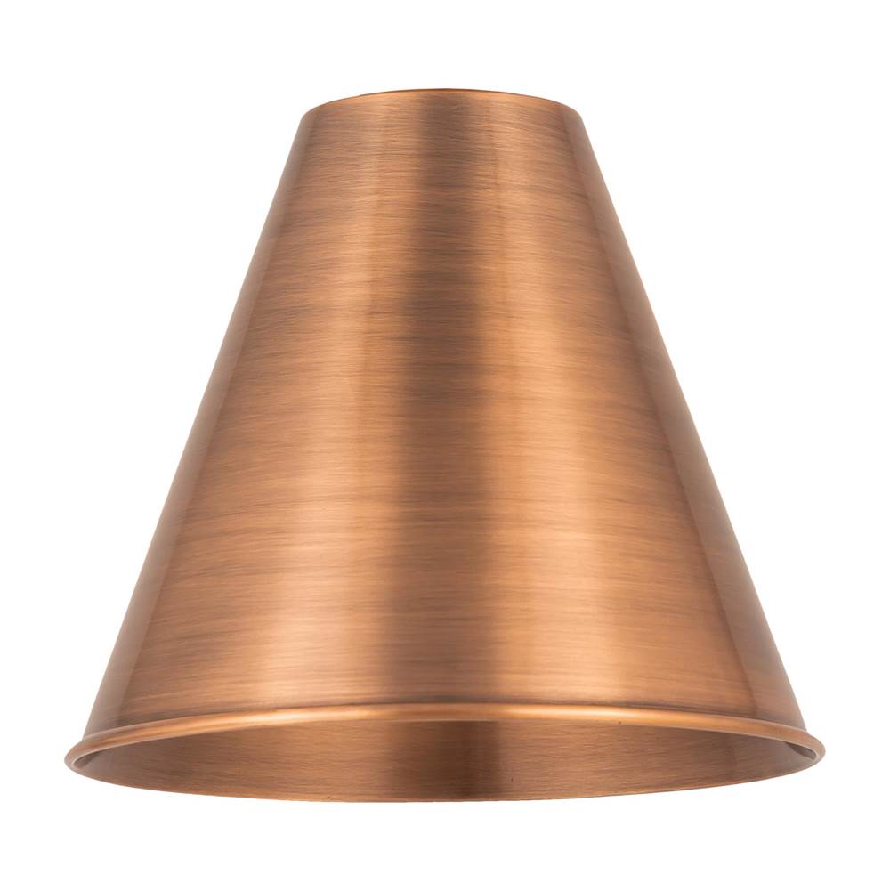 Innovations Ballston Cone Light 8 inch Antique Copper Metal Shade