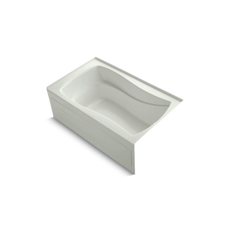 Kohler Mariposa® 60'' x 36'' alcove bath with Bask® heated surface, integral apron, integral flange and right-hand drain