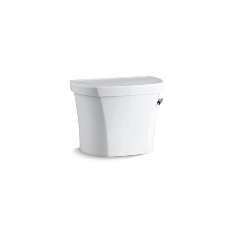 Kohler Wellworth® 1.28 gpf toilet tank with right-hand trip lever and tank cover locks for 14'' rough-in