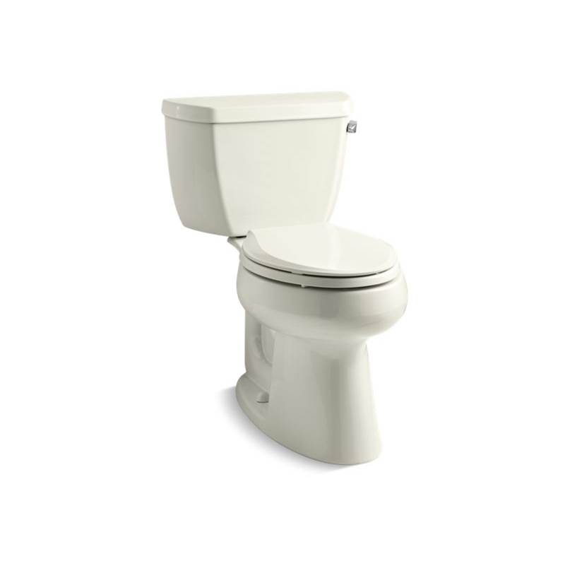 Kohler Highline® Classic Comfort Height® Two-piece elongated 1.28 gpf chair height toilet with right-hand trip lever