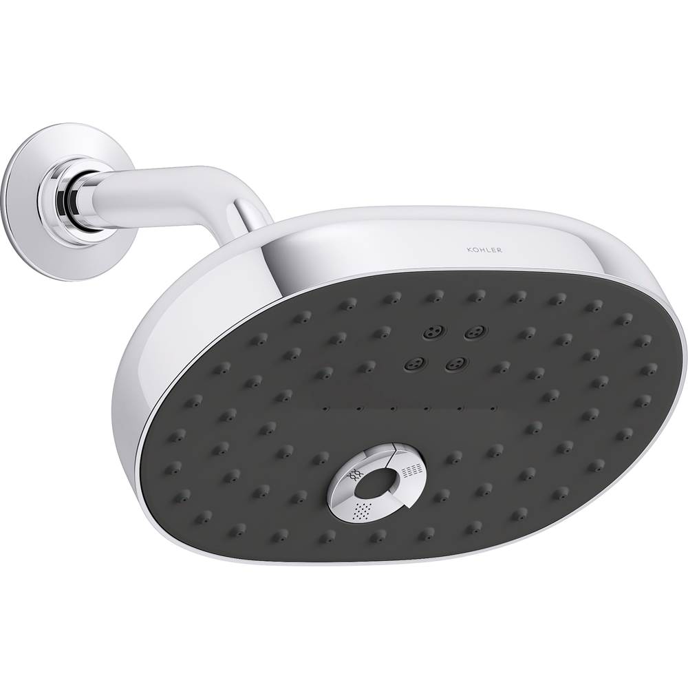 Kohler Statement Oval Multifunction 1.75 Gpm Showerhead With Katalyst Air-Induction Technology