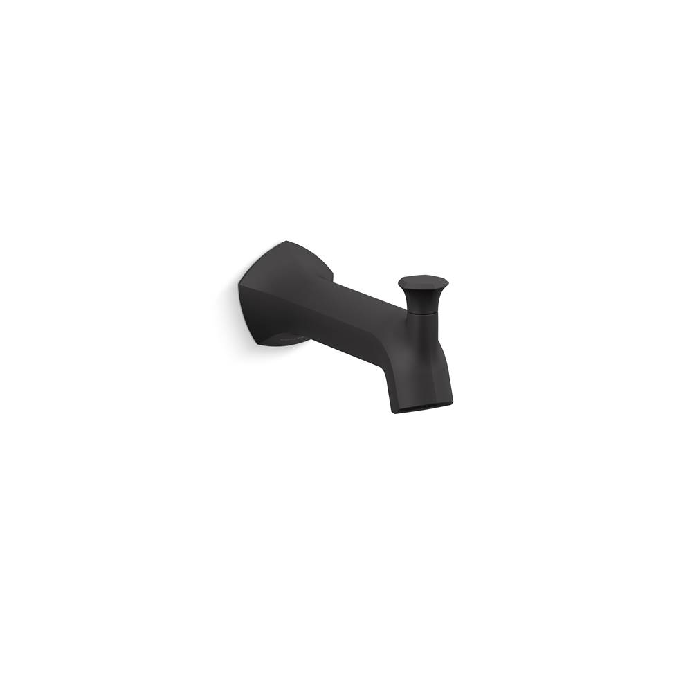 Kohler Occasion™ Wall-mount bath spout with Straight design and diverter