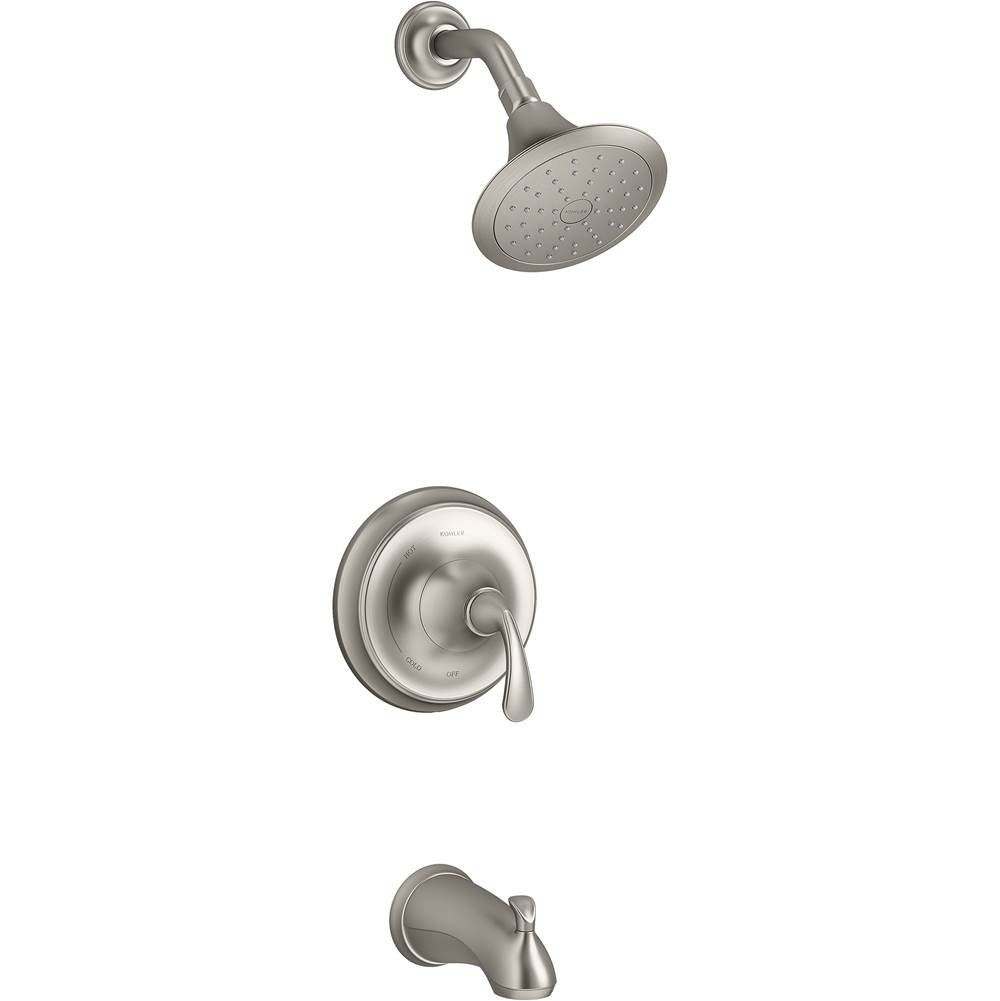 Kohler Forte® Rite-Temp® bath and shower trim with NPT spout and 1.75 gpm showerhead