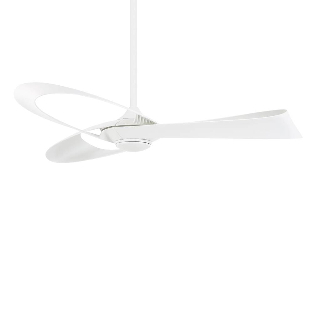 Minka Aire Bowie 52 in.  Flat White Ceiling Fan with Remote