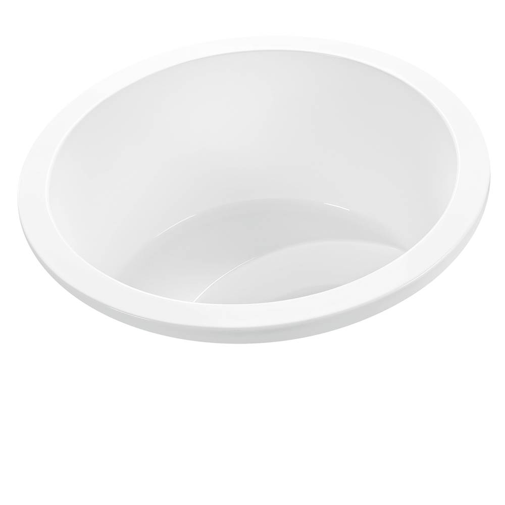 MTI Baths Jasmine 2 Acrylic Cxl Drop In Round Soaker - White (52X52)