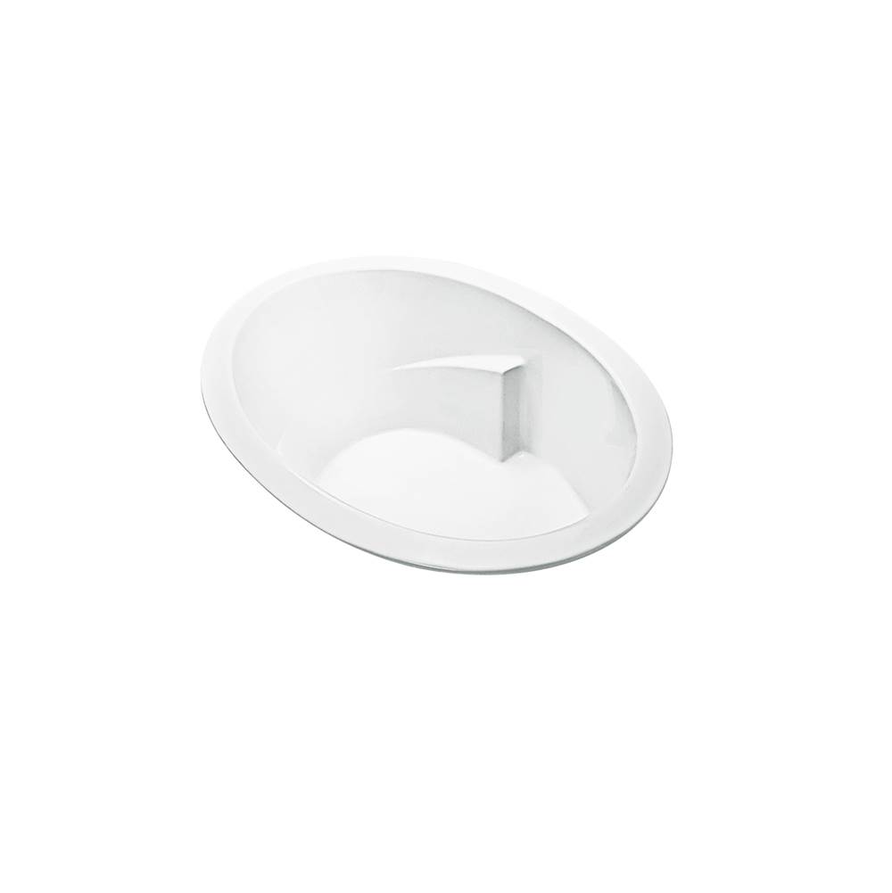 MTI Baths Adena 6 Acrylic Cxl Oval Drop In Whirlpool - White (63X41.25)