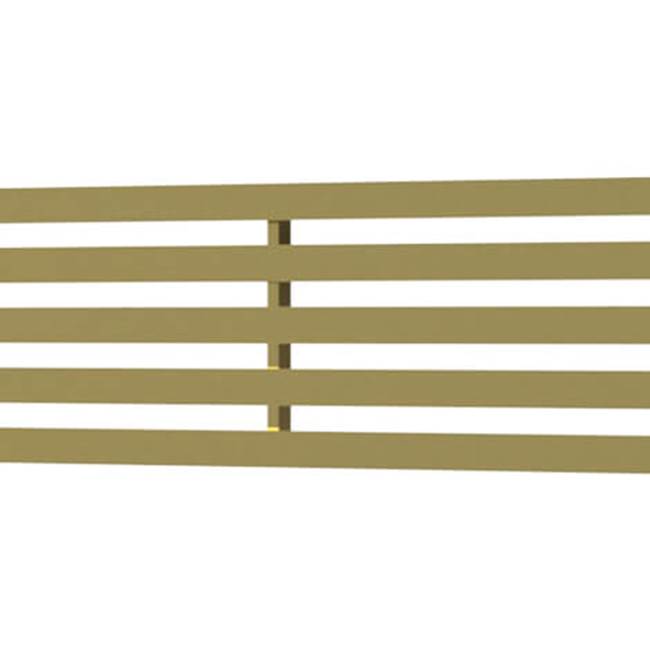 Quick Drain Drain Cover Lines 32In Polished Gold