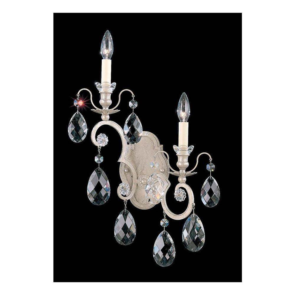 Schonbek Renaissance 2 Light 110V Wall Sconce in Heirloom Bronze with Clear Crystals From Swarovski®