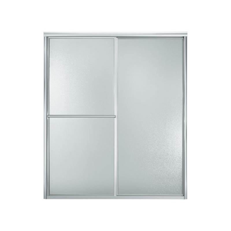 Sterling Plumbing Deluxe Framed sliding shower door, 70'' H x 43-7/8 - 48-7/8'' W, with 1/8'' thick Pebbled glass