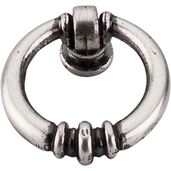 Top Knobs Newton Ring 1 1/2 Inch Pewter Antique