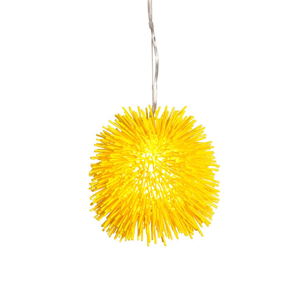 Varaluz Urchin 1-Lt Mini Pendant - Un-Mellow Yellow