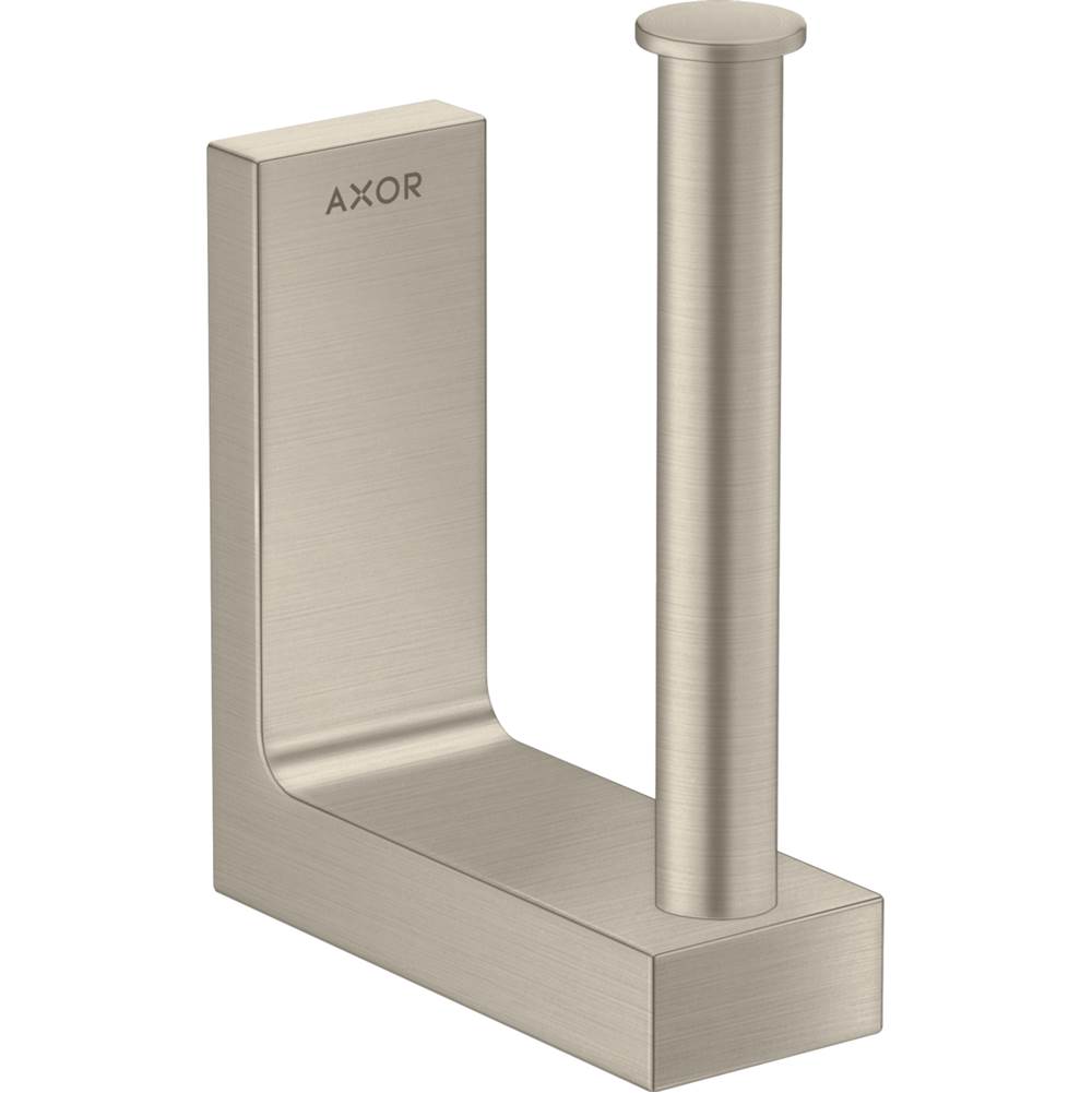 Axor Universal Rectangular Spare Roll Holder in Brushed Nickel