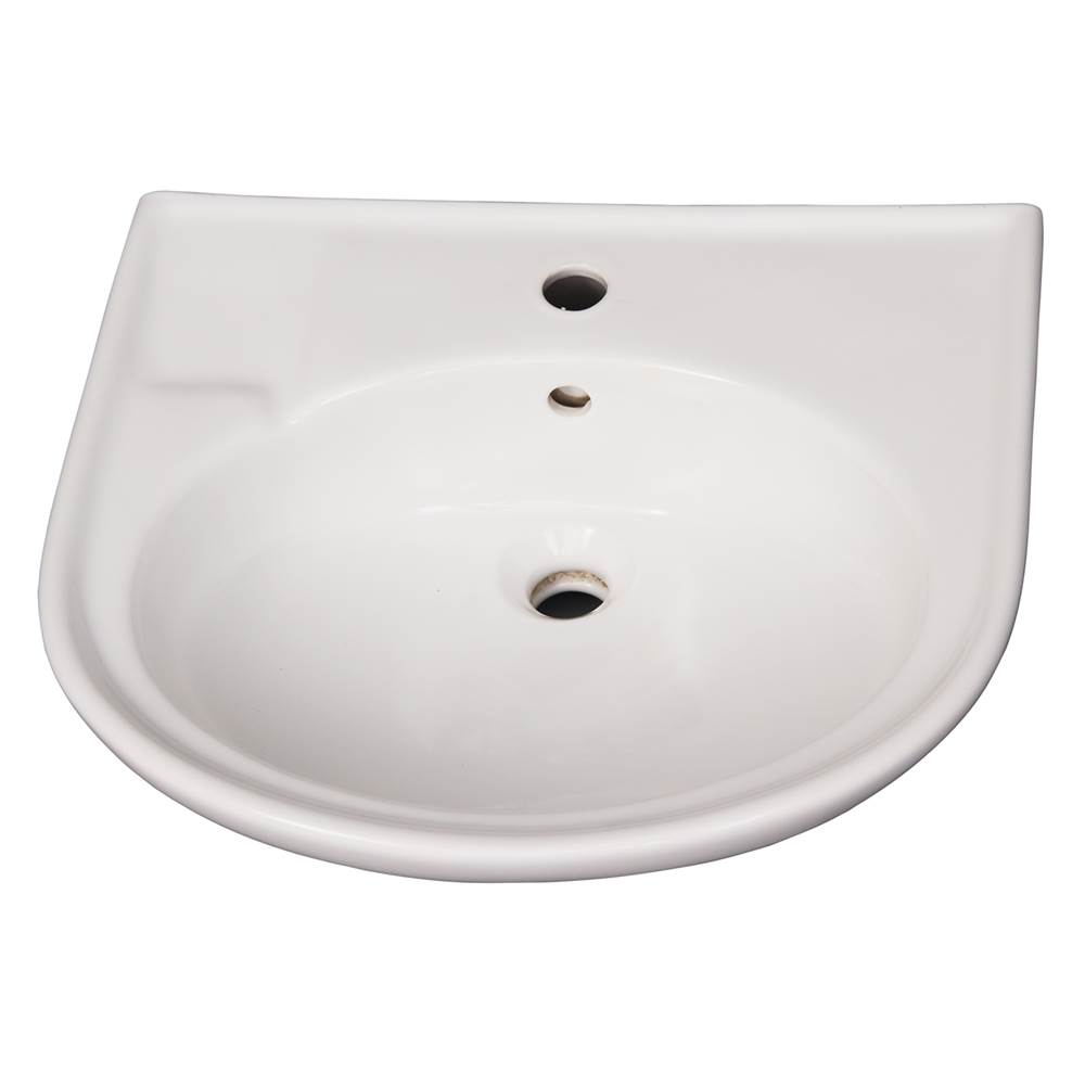 Barclay Vessel Only Pedestal Bathroom Sinks item B/3-171WH