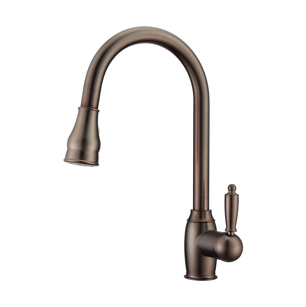 Barclay Bay Kitchen Faucet,Pull-OutSpray, Metal Lever Handles,ORB